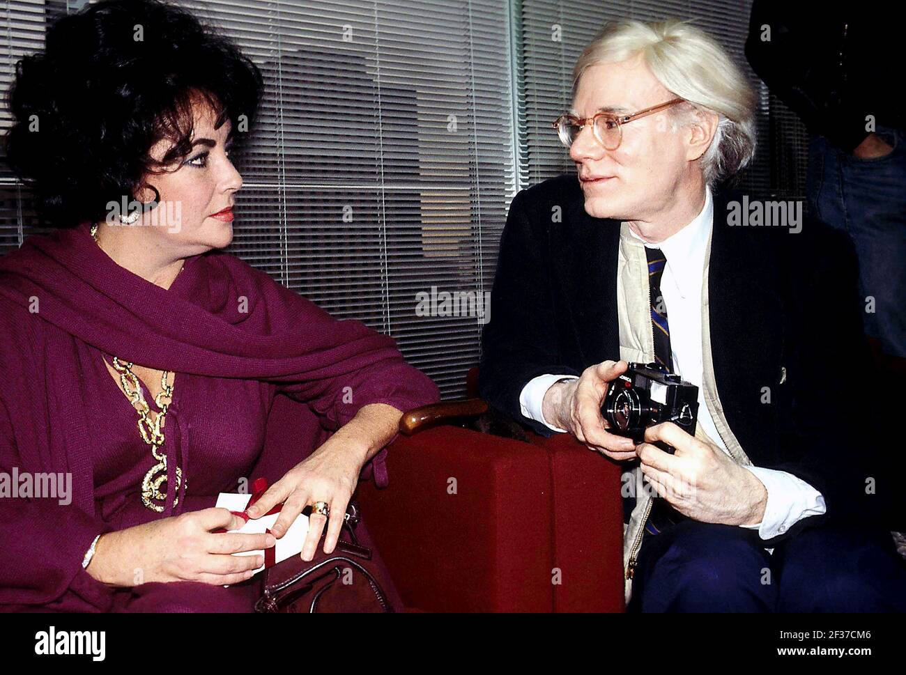 Andy Warhol Liz Taylor 1978 Photo by Adam Scull-PHOTOlink.net / MediaPunch Stock Photo