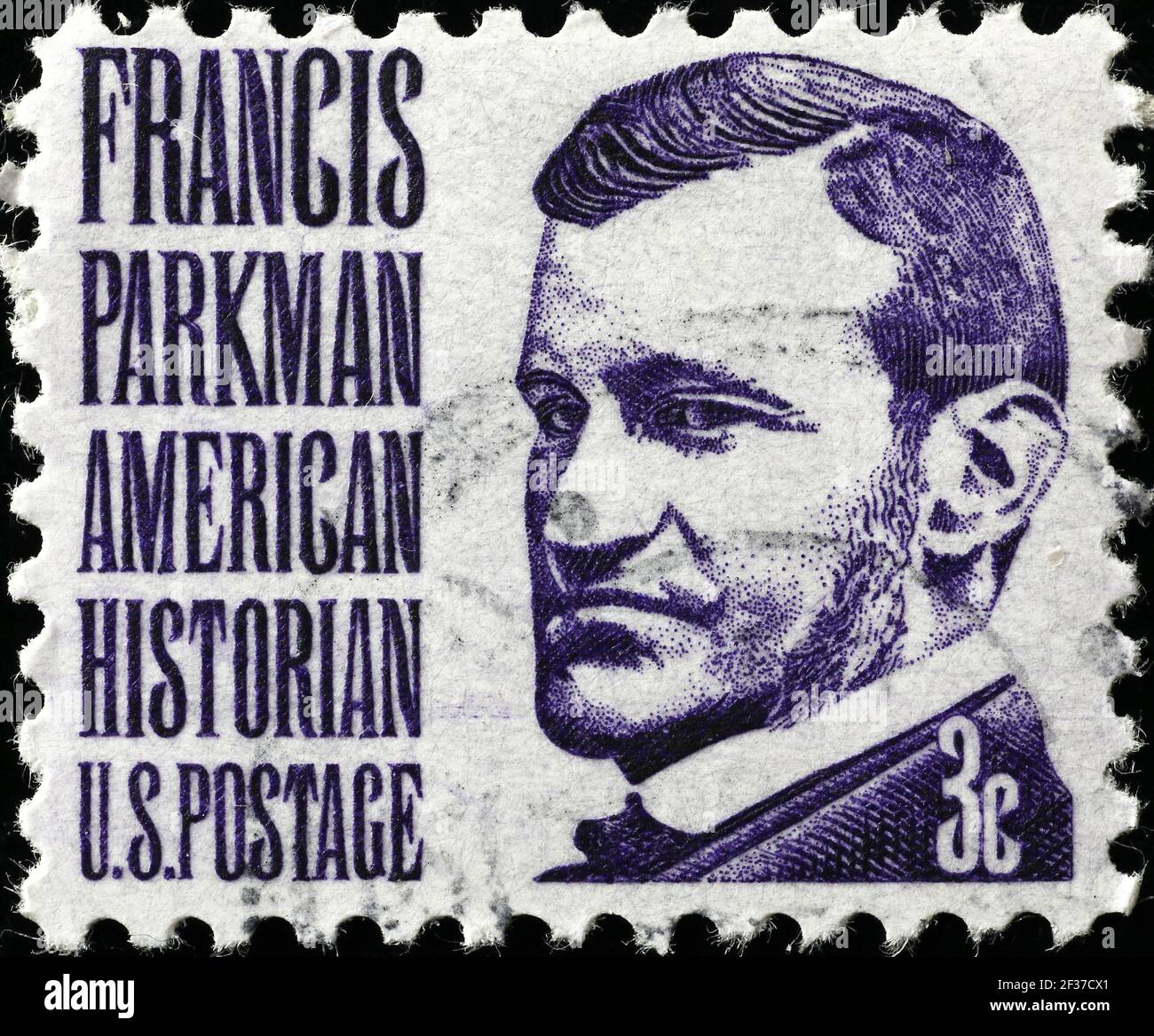 American historian Francis Parkman on postage stamp Stock Photo Alamy