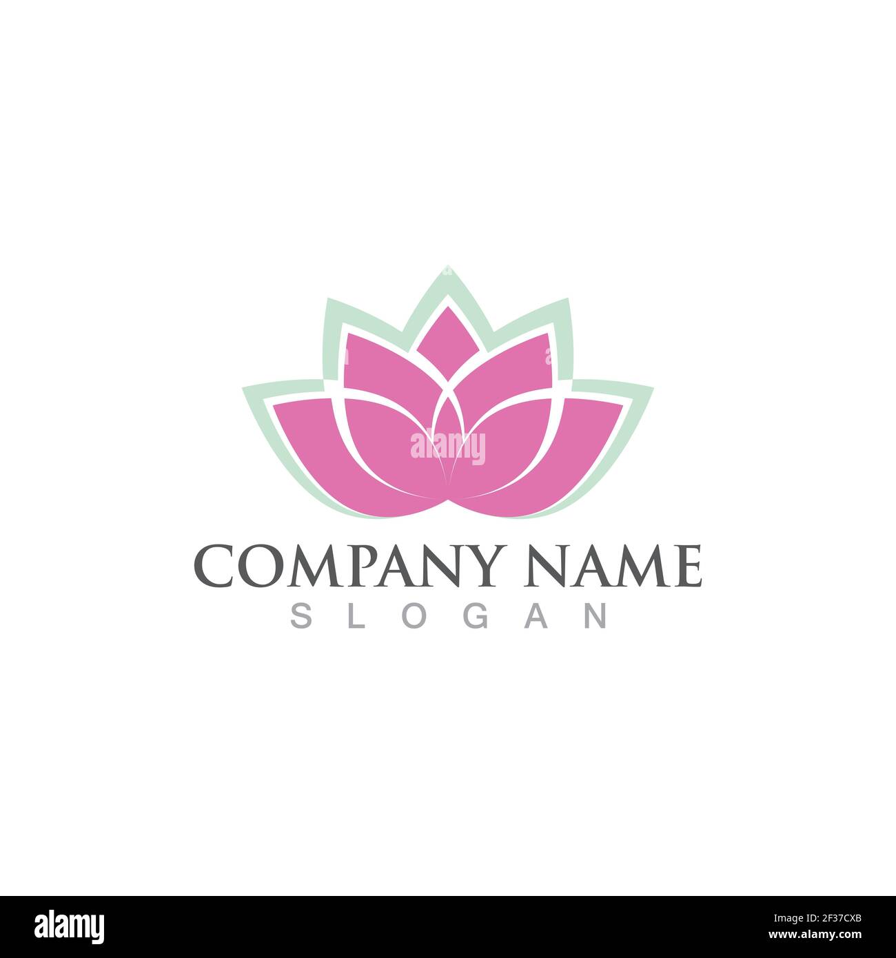 lotus flowers design logo Template icon Stock Vector Image & Art - Alamy