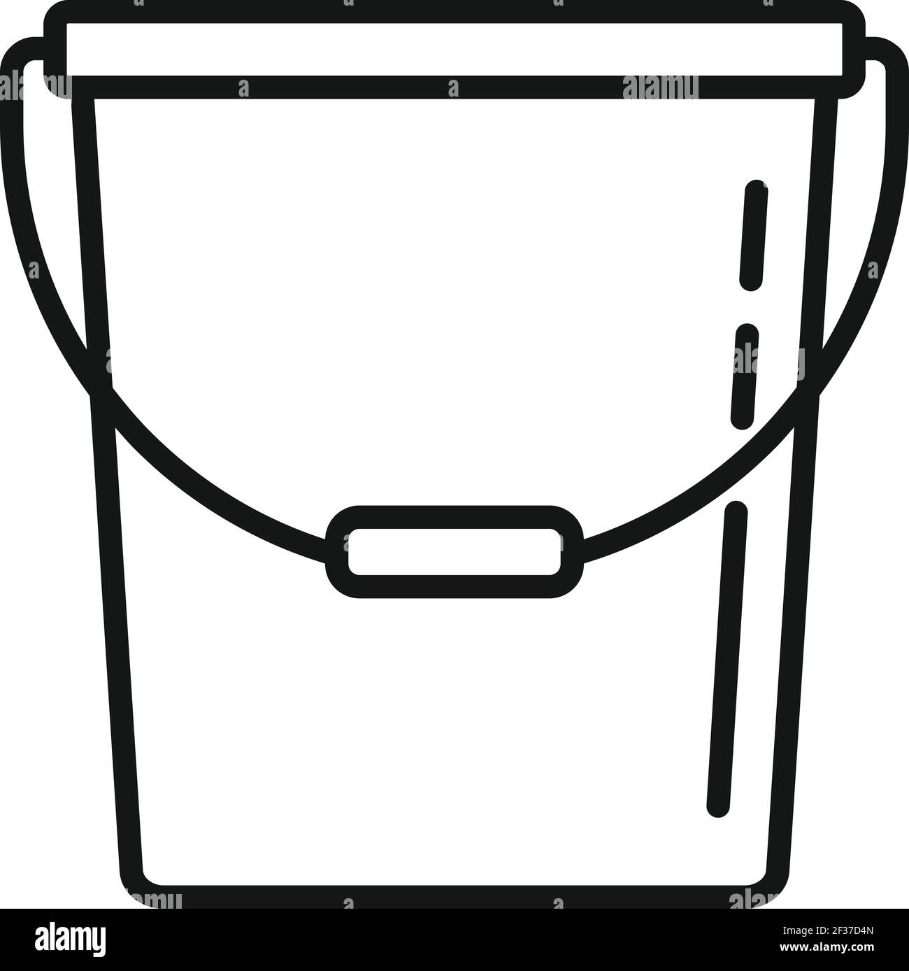 Farm bucket icon, outline style Stock Vector Image & Art - Alamy