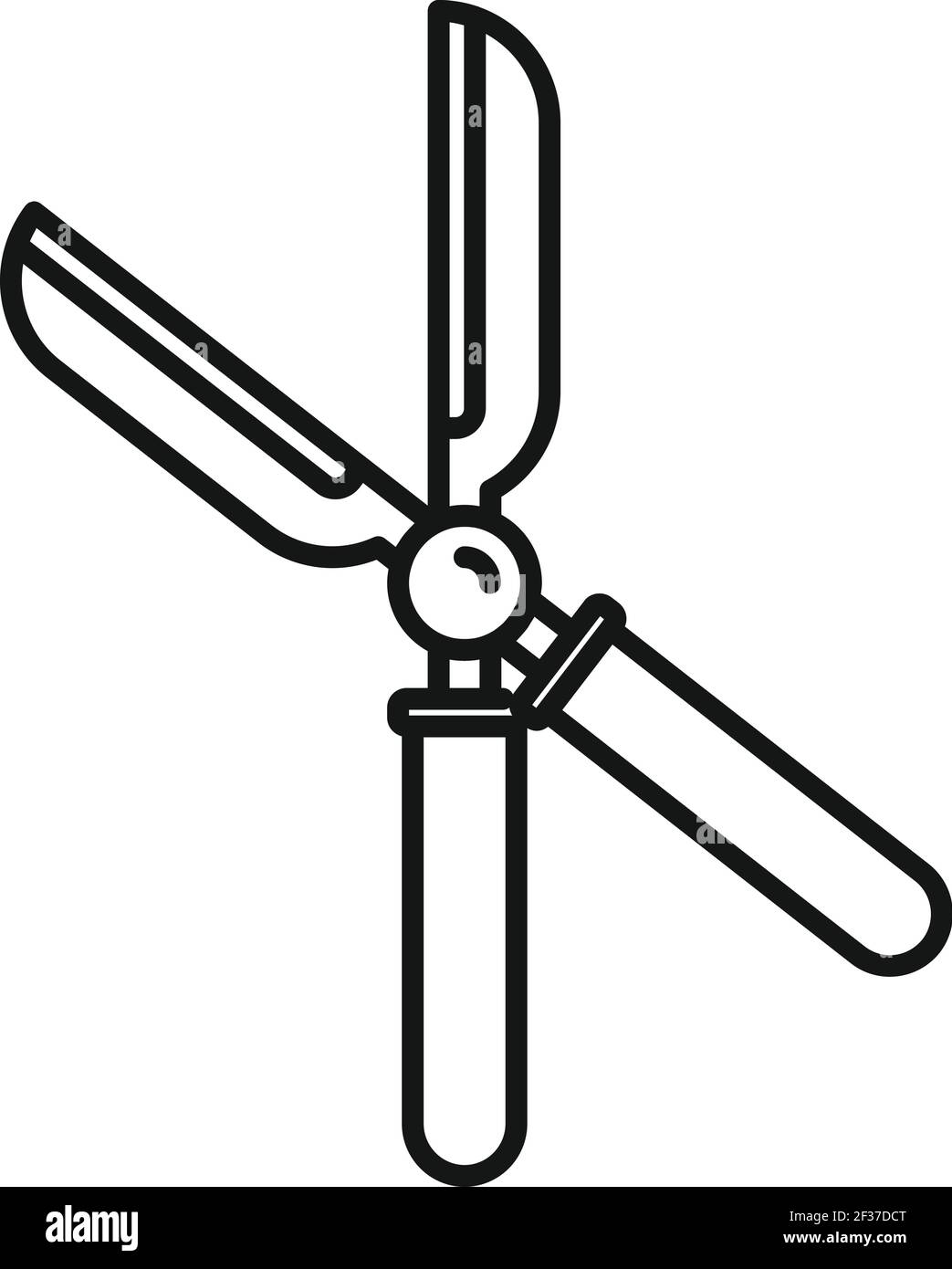 Garden scissors icon, outline style Stock Vector Image & Art Alamy