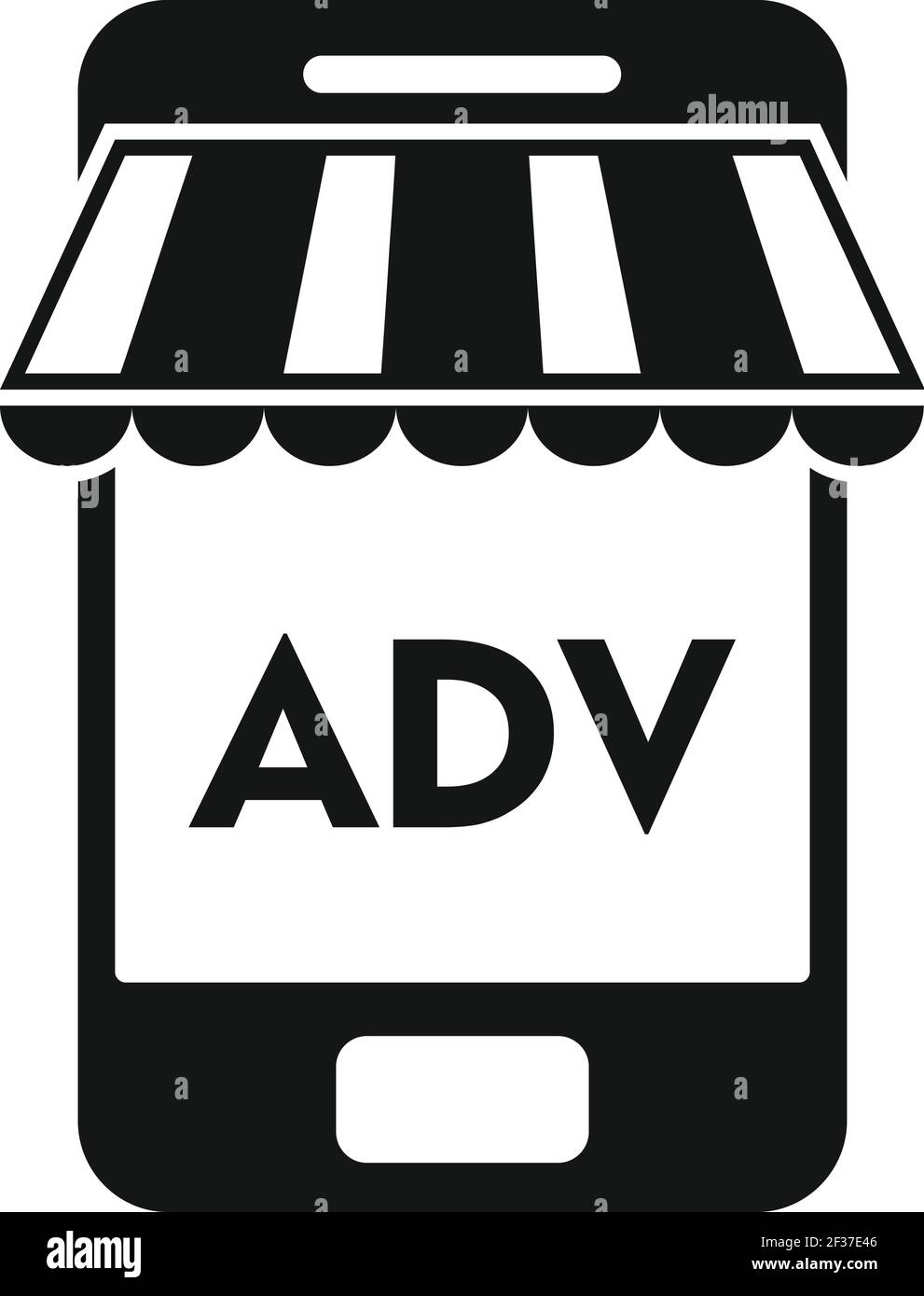 ADV marketing icon, simple style Stock Vector Image & Art - Alamy