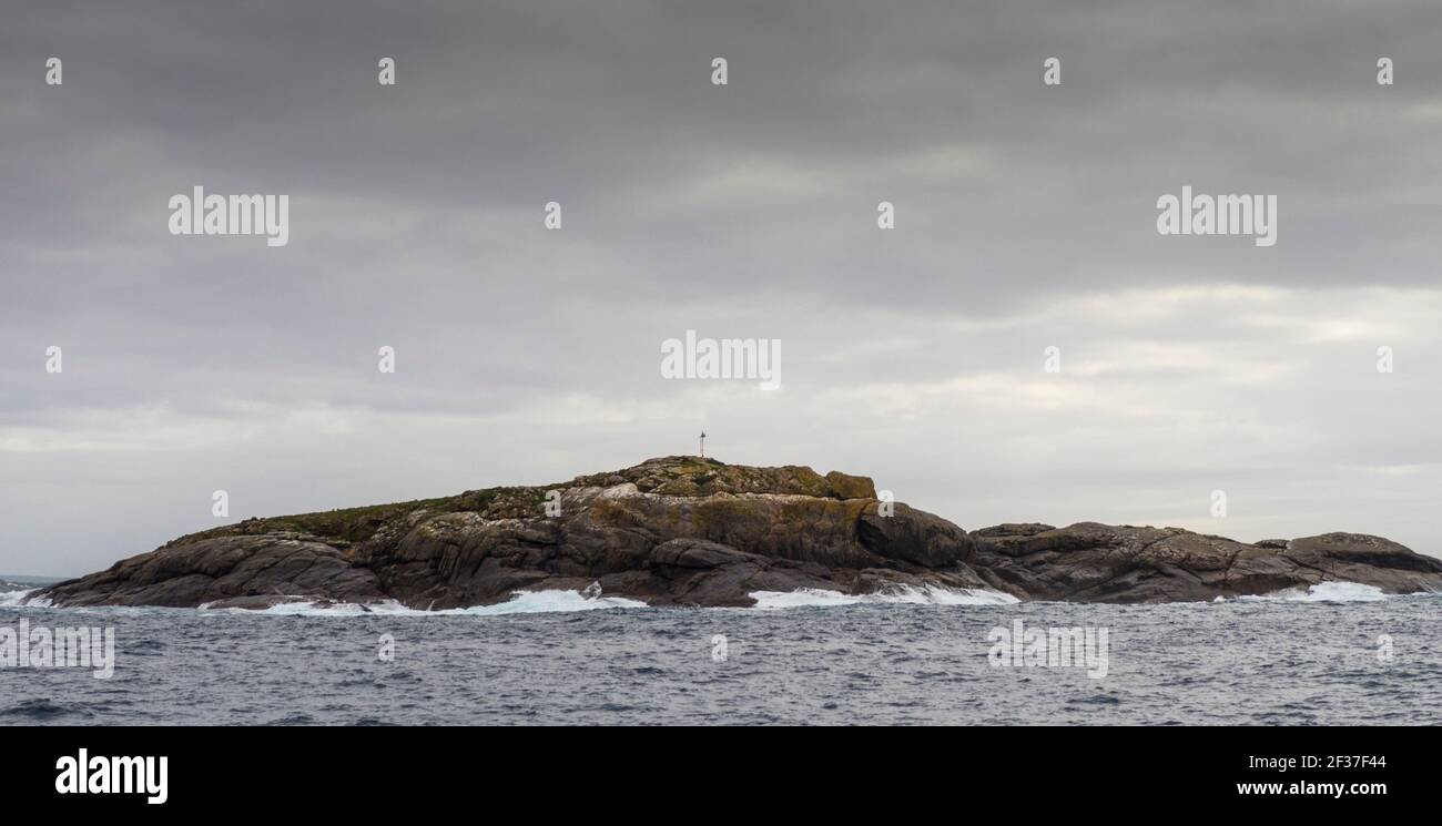 Glasse Island in Bremer Bay on the remote southern coast of  Western Australia. Stock Photo