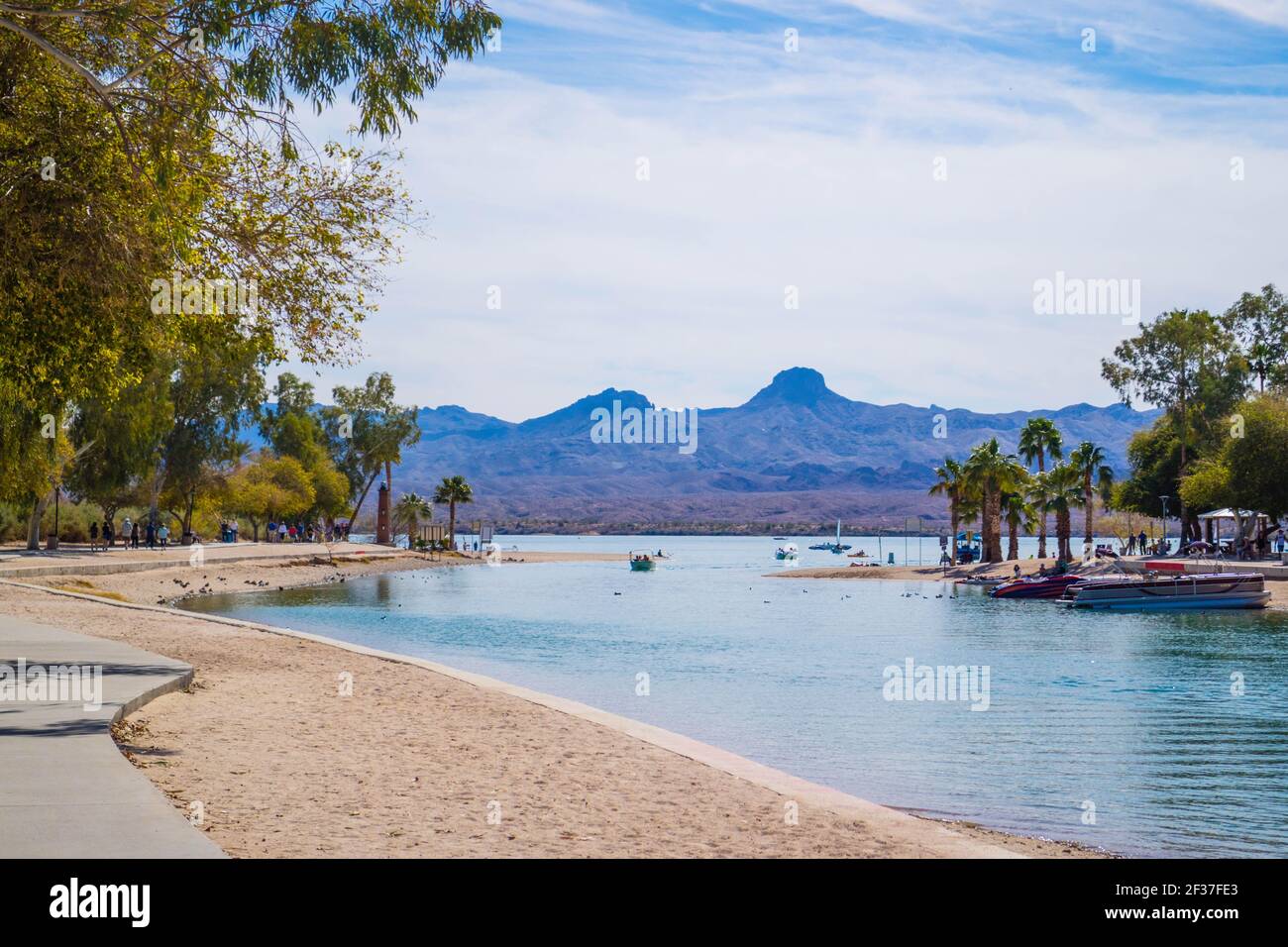 A Breathtaking View At Lake Havasu Arizona Stock Photo Alamy