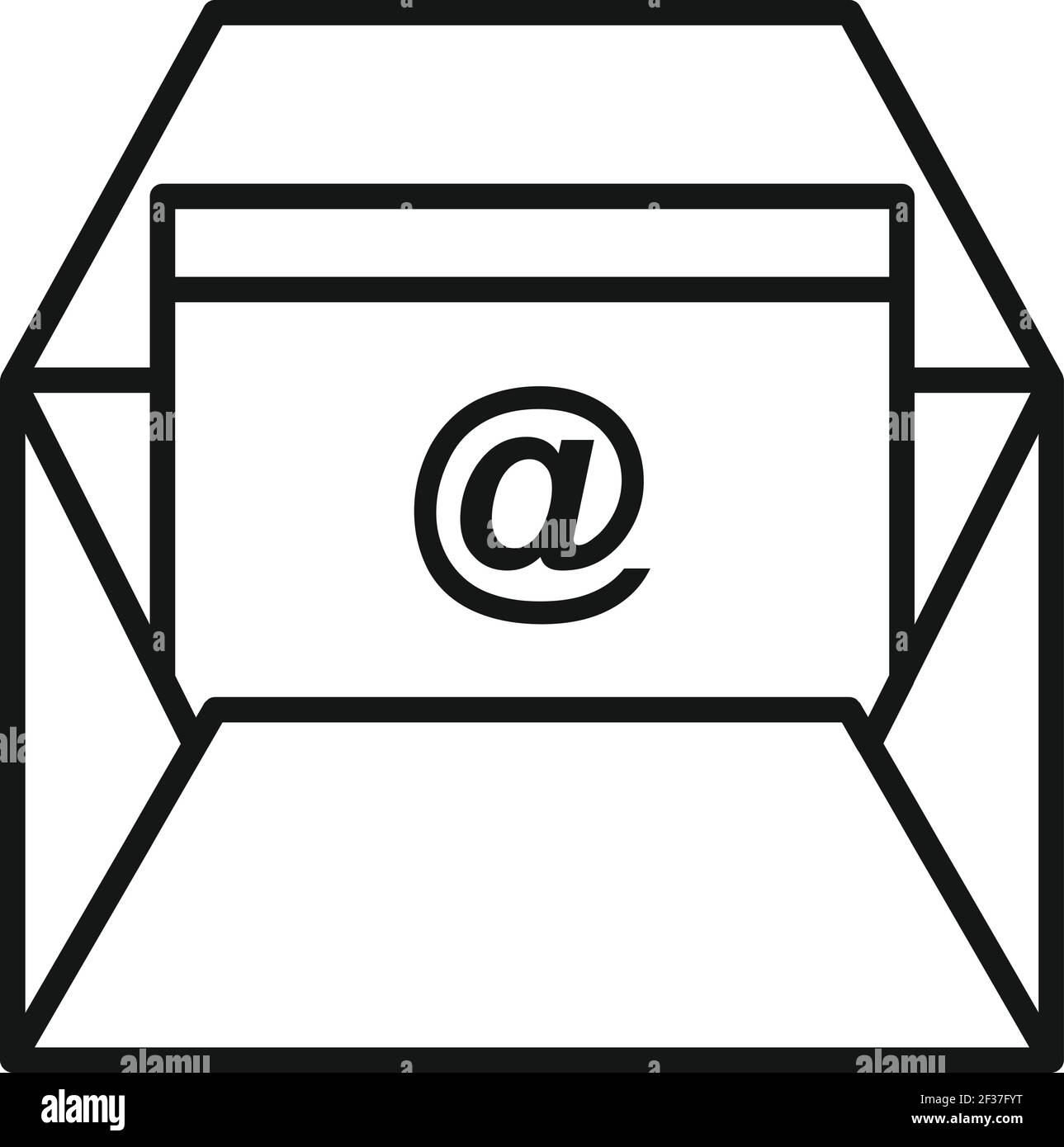 Marketing info mail icon, outline style Stock Vector Image & Art - Alamy