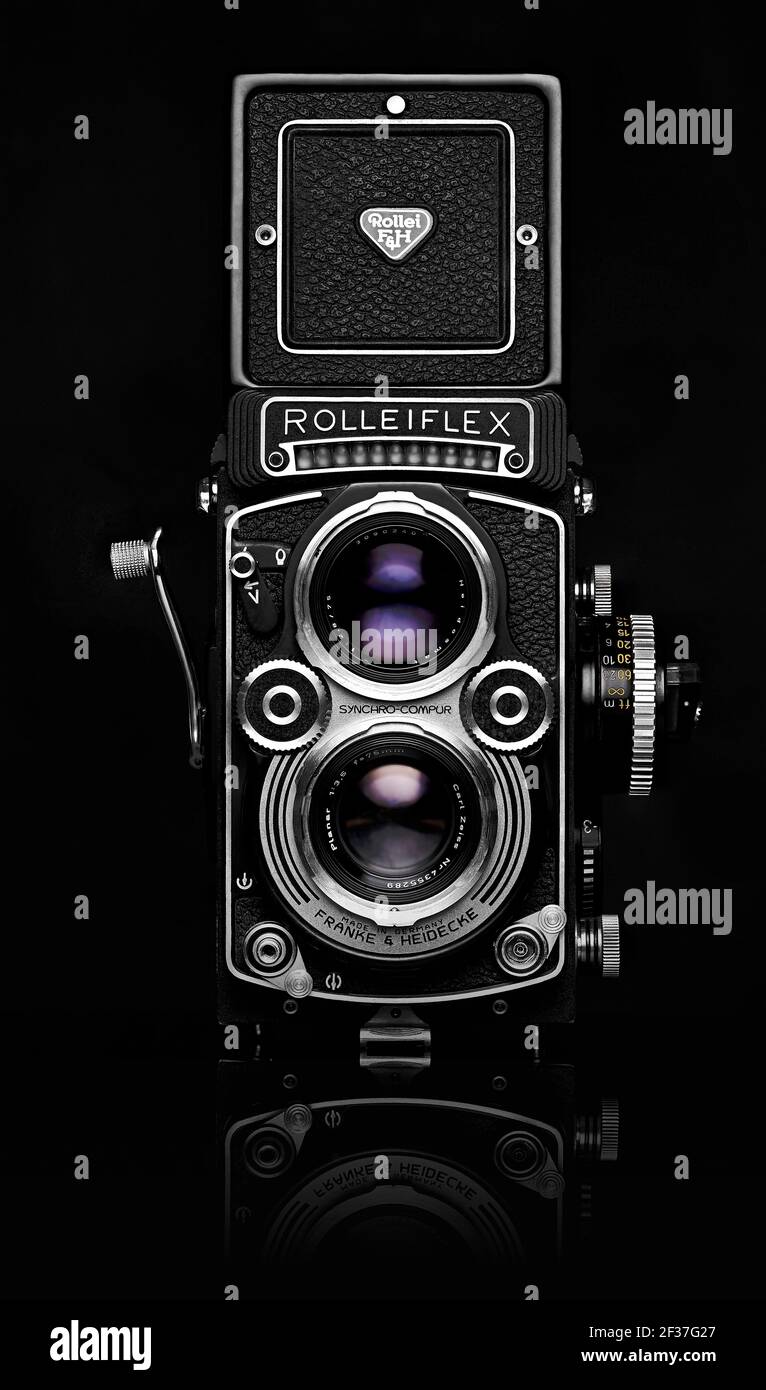 A beautiful Rolleiflex 3.5f Stock Photo