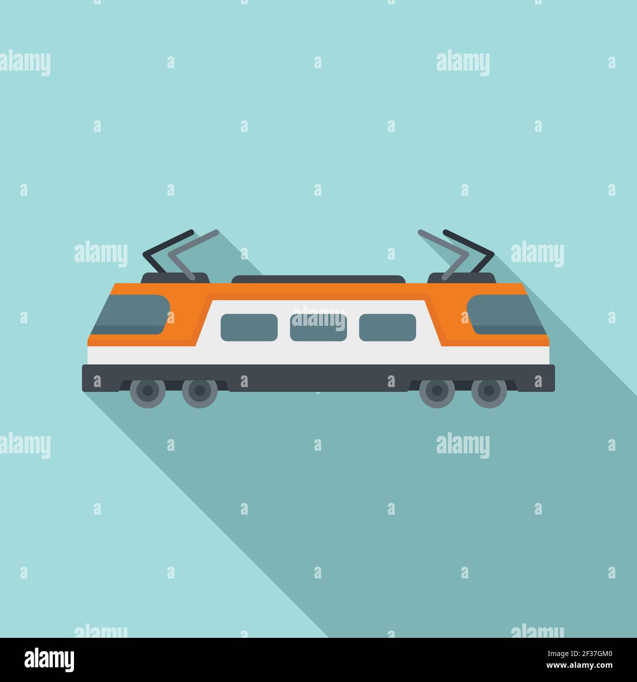 Car of the electric rapid transit railway Stock Vector Images - Alamy