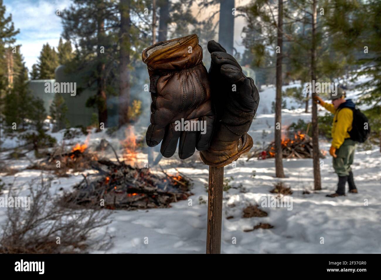 South Lake Tahoe, California, USA. 11th Feb, 2021. After setting