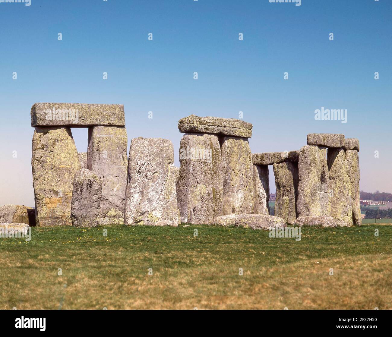 Stonehenge Prehistoric Monument, Amesbury, Wiltshire, England, United Kingdom Stock Photo