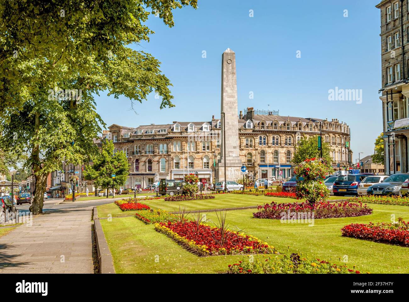 City view of Harrogate (or Harrogate Spa) North Yorkshire, England Stock Photo