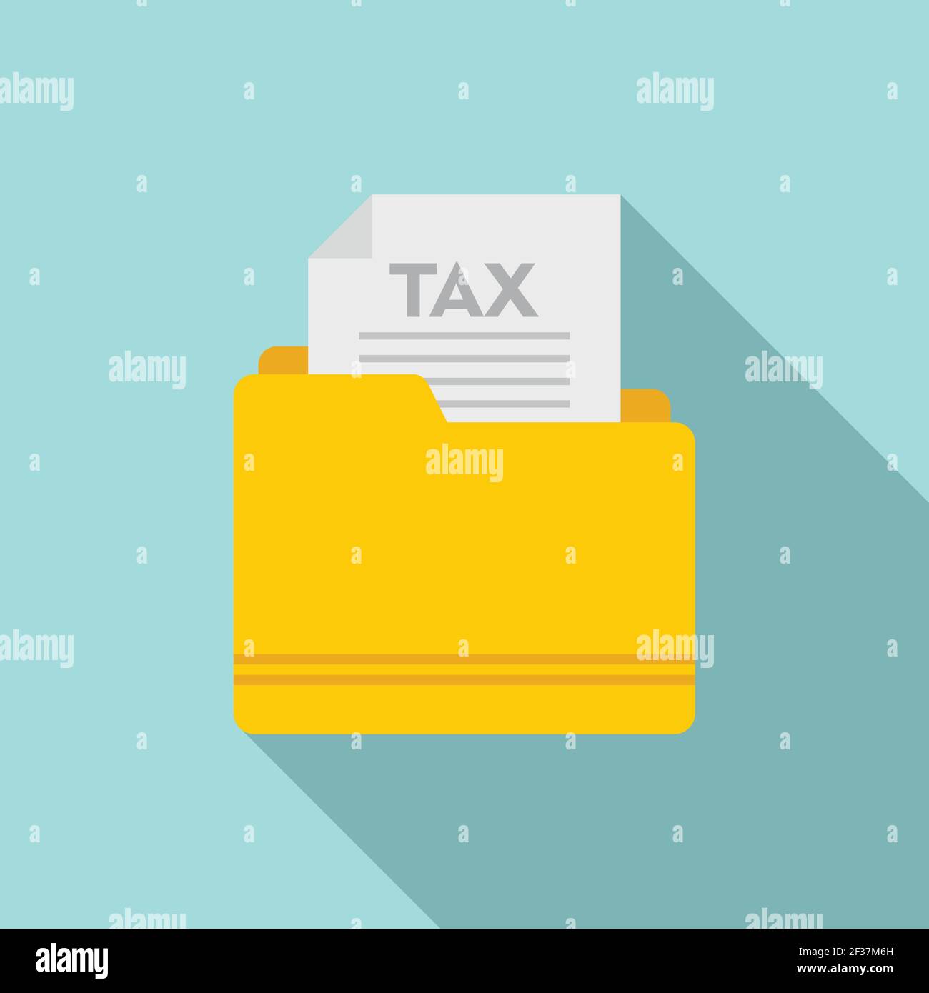 Tax form folder icon hi-res stock photography and images - Alamy