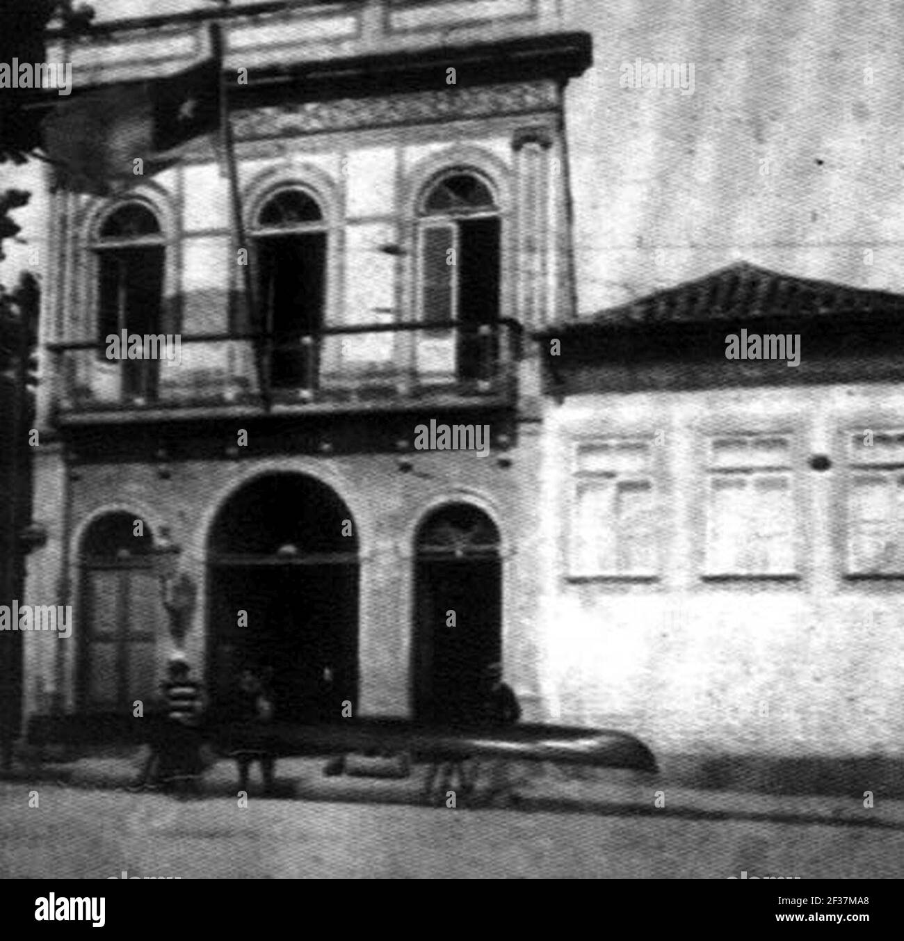 Primeira Sede do Club de Regatas Botafogo. Stock Photo