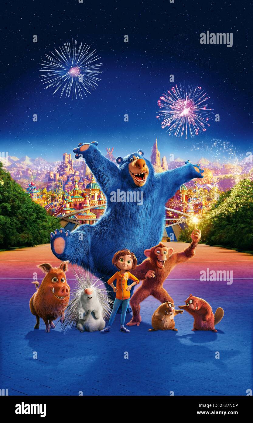 GRETA, STEVE, BOOMER, JUNE, PEANUT, GUS, COOPER, WONDER PARK, 2019, ©PARAMOUNT ANIMATION Stock Photo