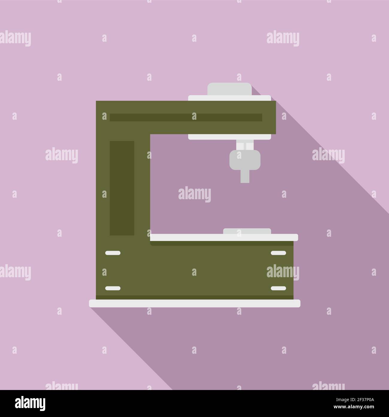 Cutter milling machine icon, flat style Stock Vector Image & Art - Alamy
