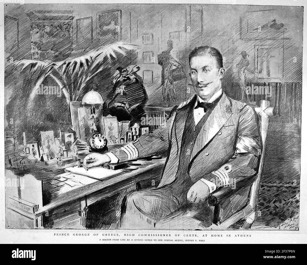 Prince of Greece, 1898 Stock Photo Alamy