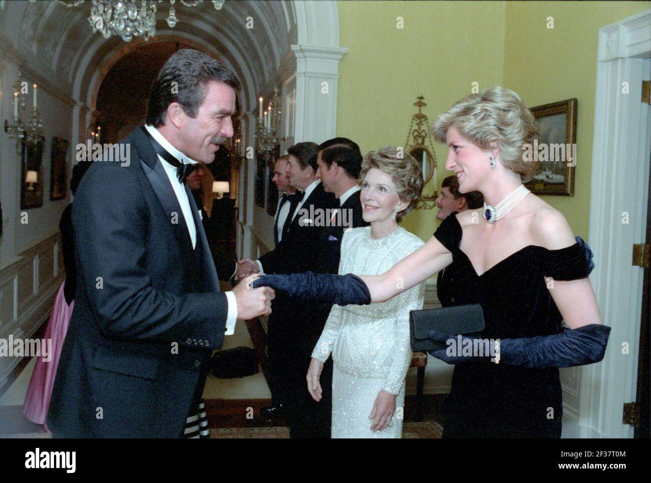 Princess diana tom selleck hi-res stock photography and images - Alamy