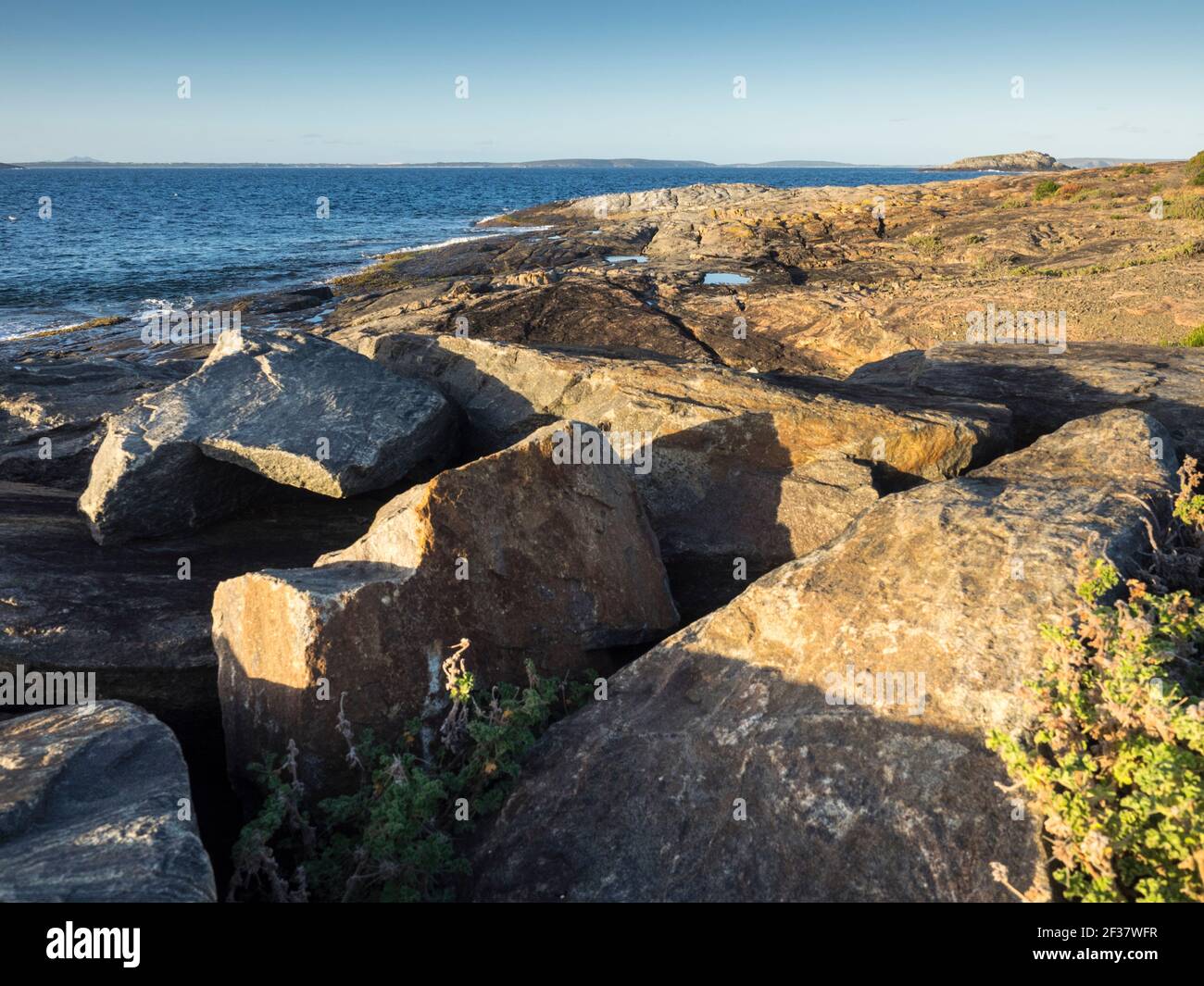 Rocky coastline at Fishery Beach, Bremer Bay, Albany, Western Australia ...