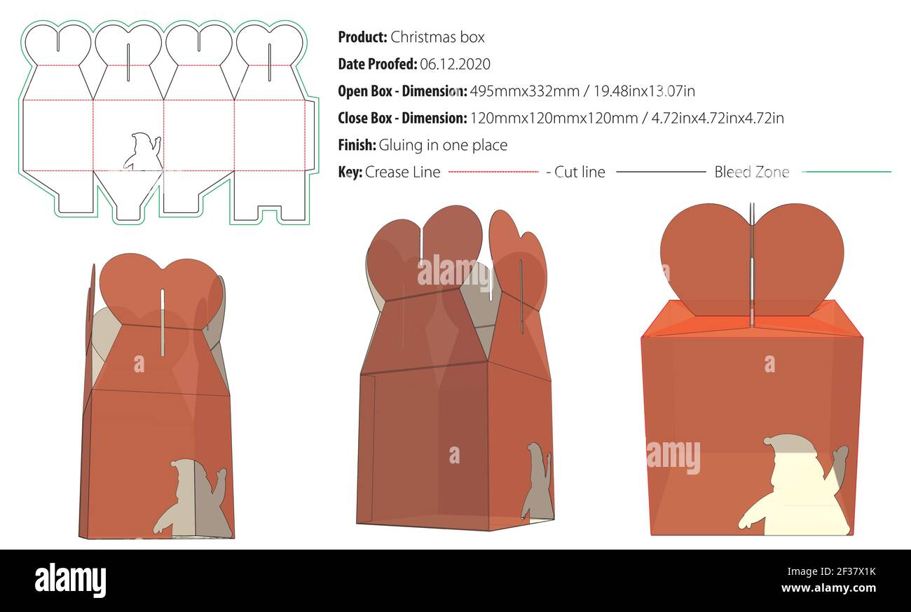Box Template With Handle