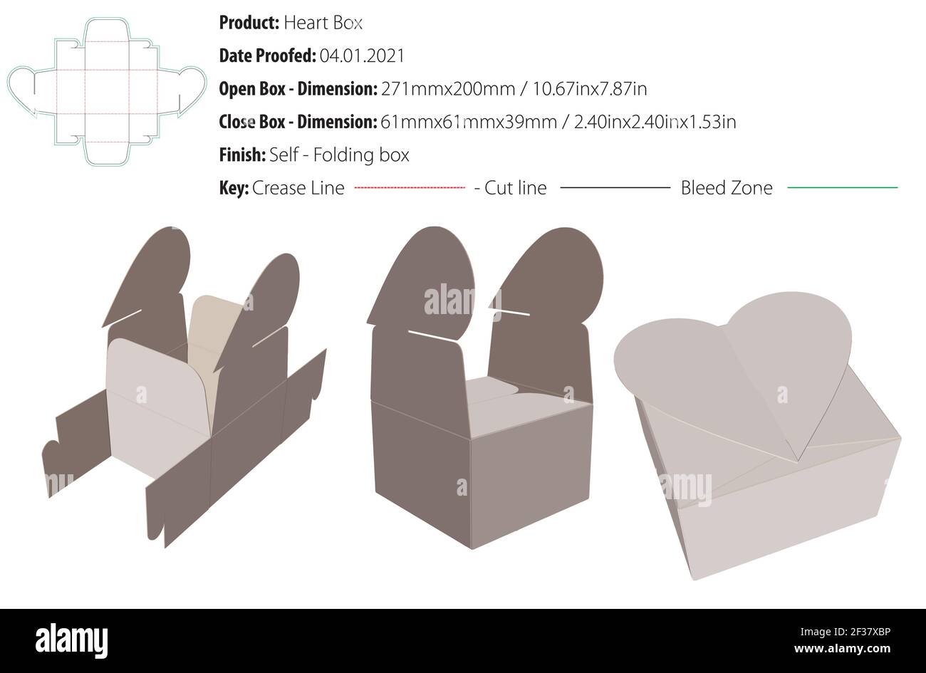 Gift box for many products die cut template vector Stock Vector