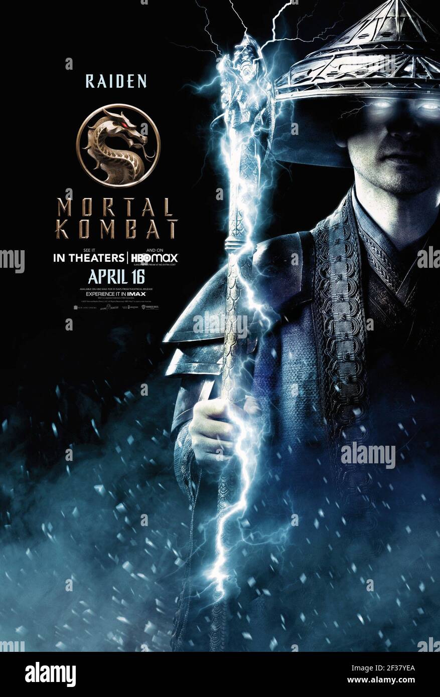 MORTAL KOMBAT, character poster, Tadanobu Asano as Raiden, 2021. © Warner  Bros. / Courtesy Everett Collection Stock Photo - Alamy