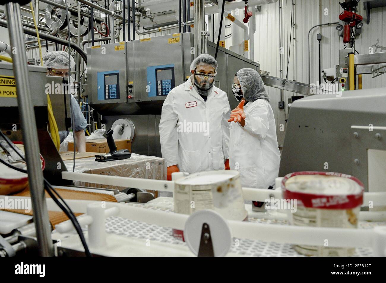 MODERN MARVELS, left host Adam Richman, 'Ice Cream', (Season 20, ep