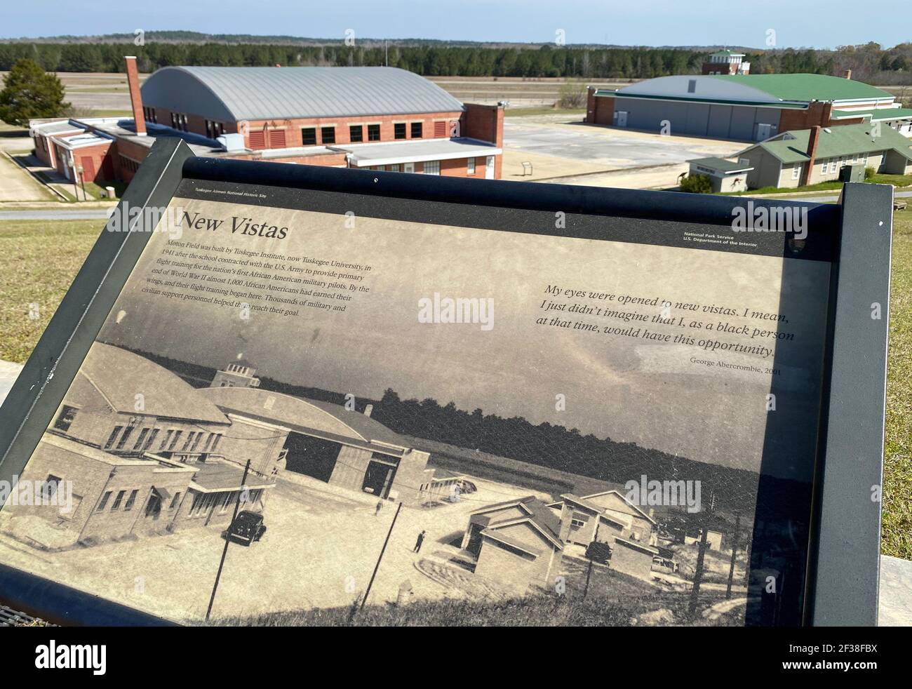 Tuskegee, Alabama, USA. 14th Mar, 2021. Moton Field in Tuskegee