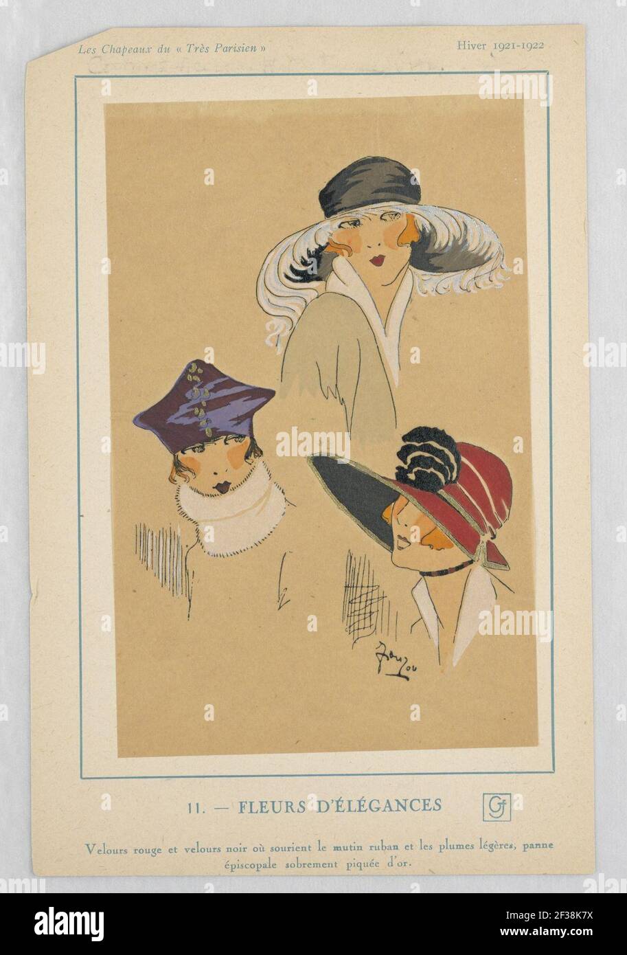 Print (France), Winter 1921–22 Stock Photo