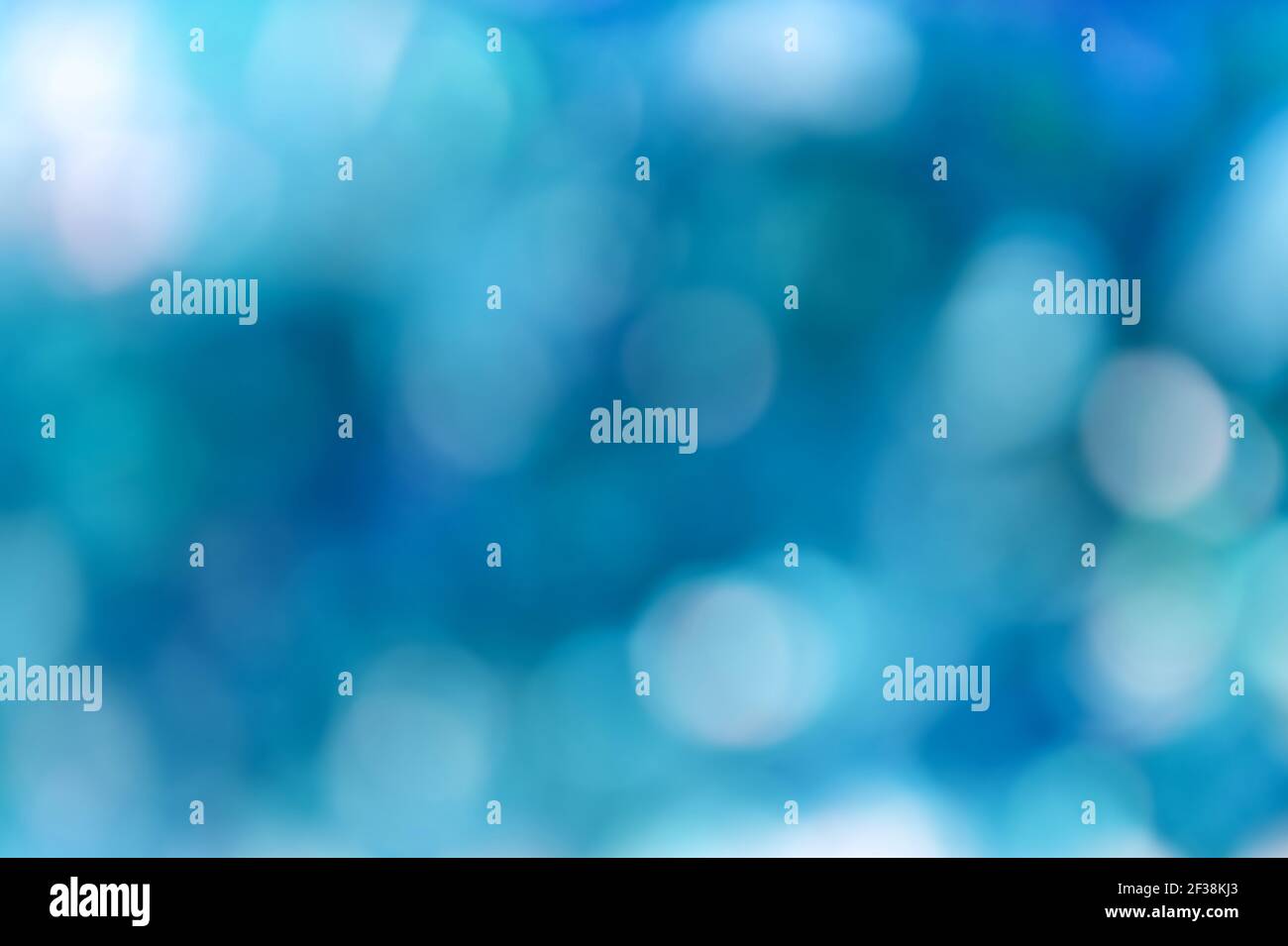 Light blue bokeh abstract background Stock Photo