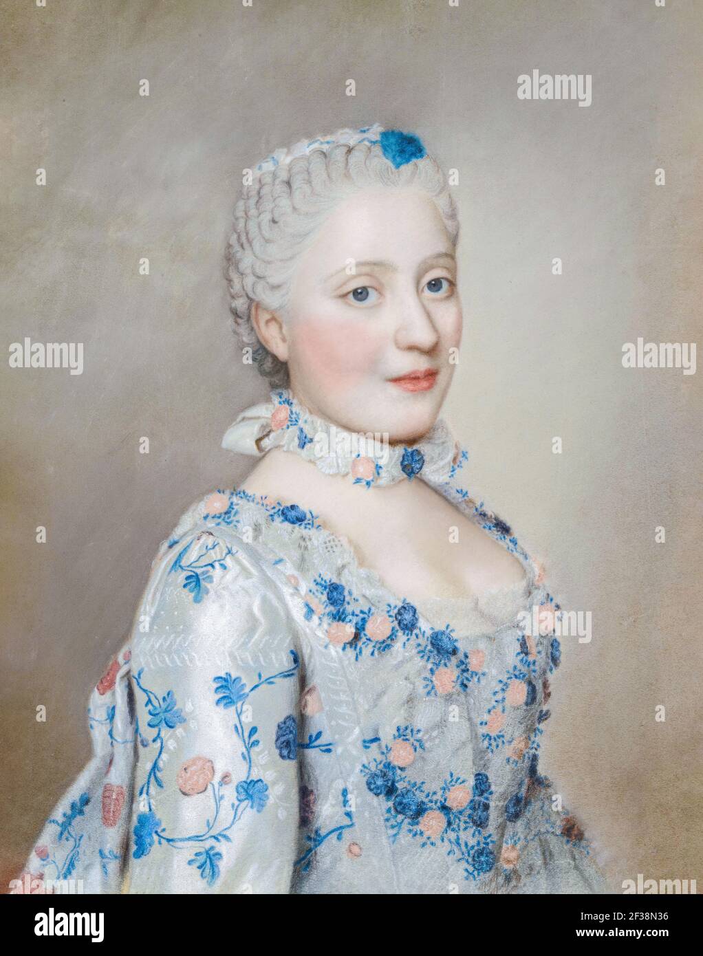 Portrait of Marie Josèphe of Saxony (173167), Dauphine of France. Wife