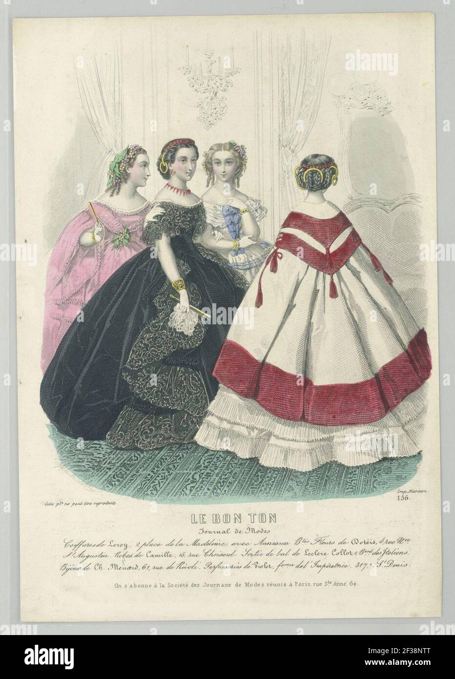 Print, 1859 Stock Photo