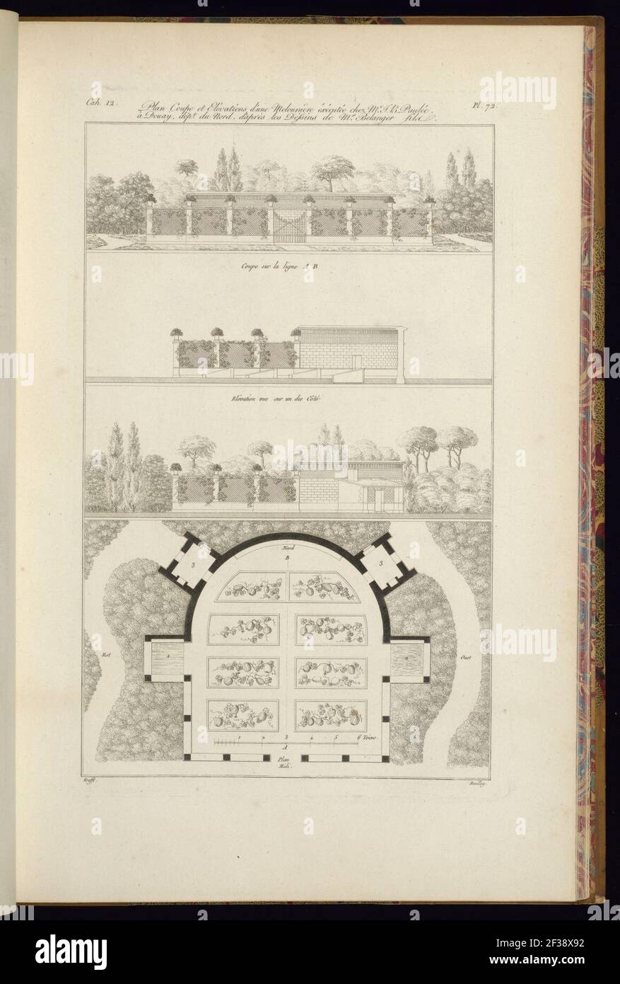 Print, Recueil D'Architecture Civile - , 1806–12 Stock Photo