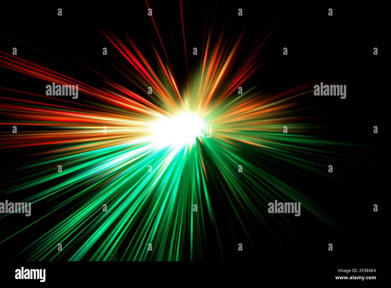 Abstract city street light explosion effect Stock Photo Alamy