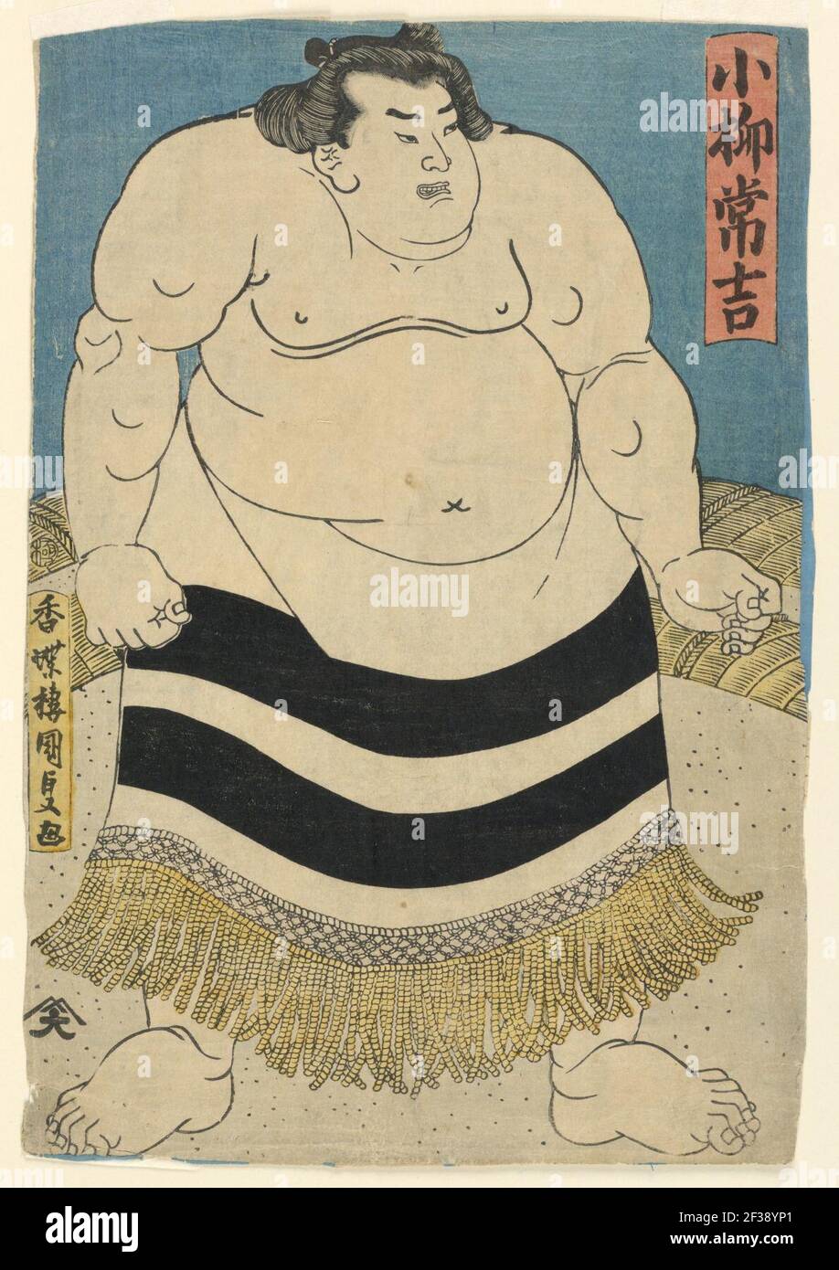 Print, The sumo wrestler Koyanagi Tsunekichi, ca. 1840 Stock Photo Alamy