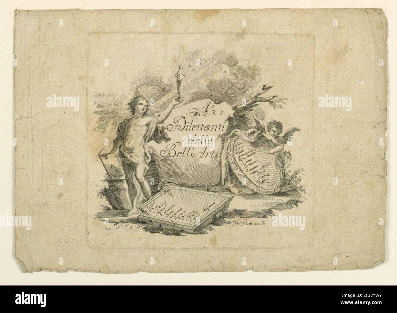 Print, Title Page, 1775 Stock Photo - Alamy