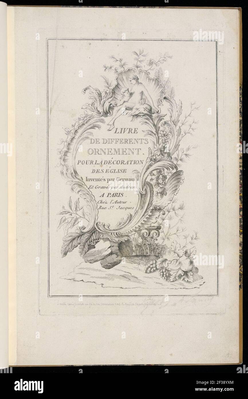 Print, Title Page, late 17th–early 18th century Stock Photo - Alamy