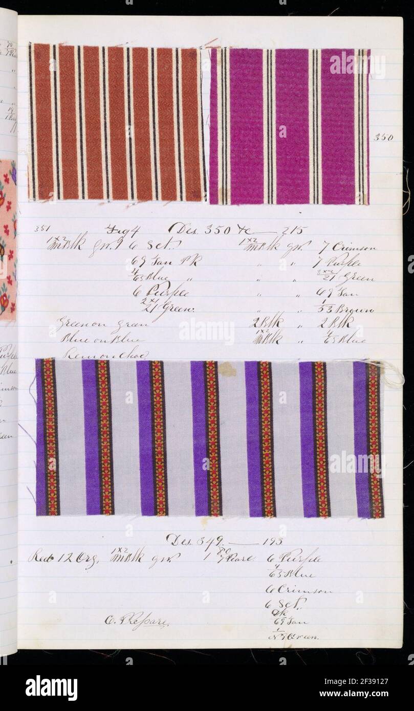 Printer's Sample Book (USA), 1868–69 Stock Photo - Alamy