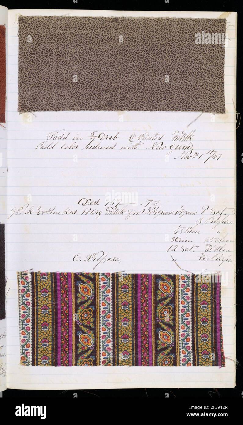 Printer's Sample Book (USA), 1868–69 Stock Photo - Alamy
