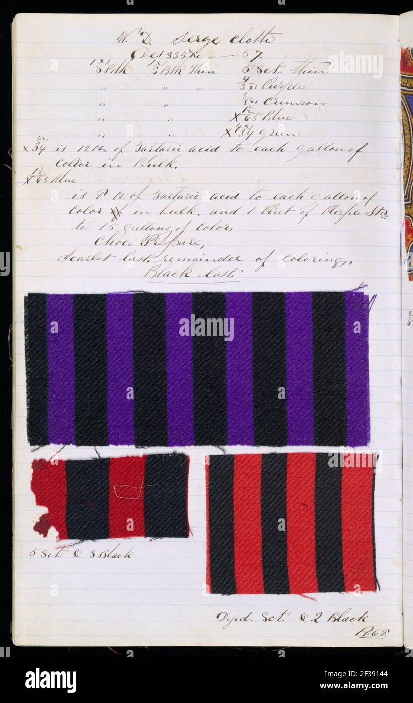 Printer's Sample Book (USA), 1868–69 Stock Photo - Alamy