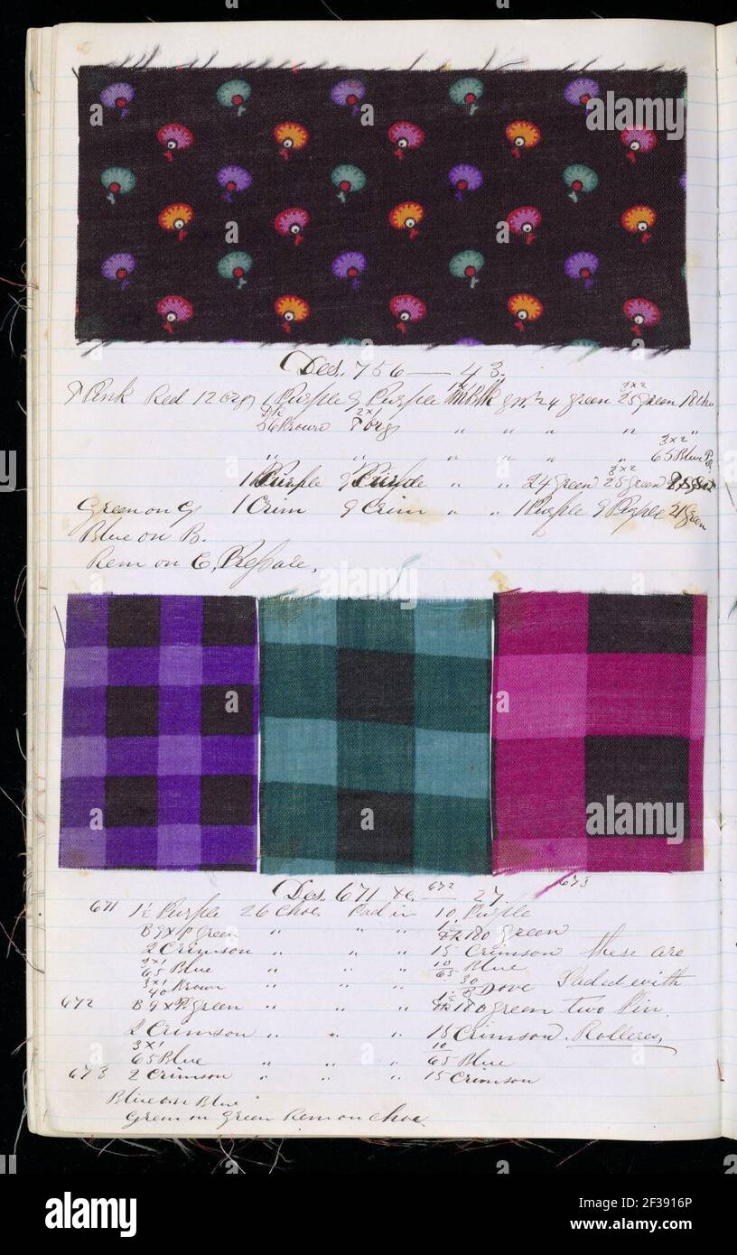 Printer's Sample Book (USA), 1868–69 Stock Photo - Alamy