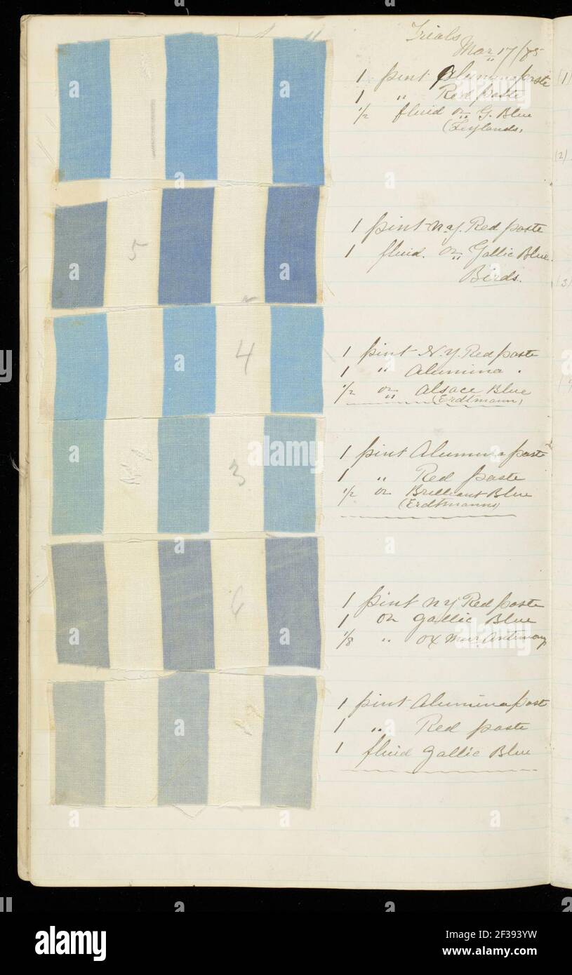 Printer's Sample Book (USA), 1884–87 Stock Photo