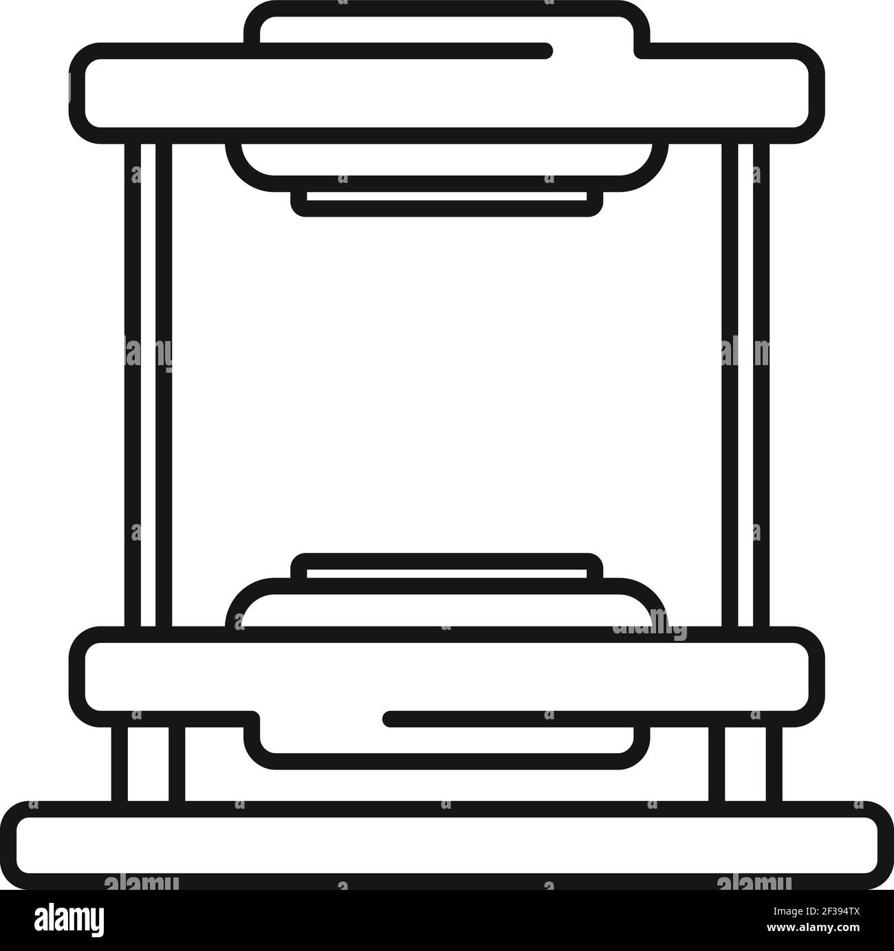 Tire fitting equipment icon, outline style Stock Vector Image & Art - Alamy