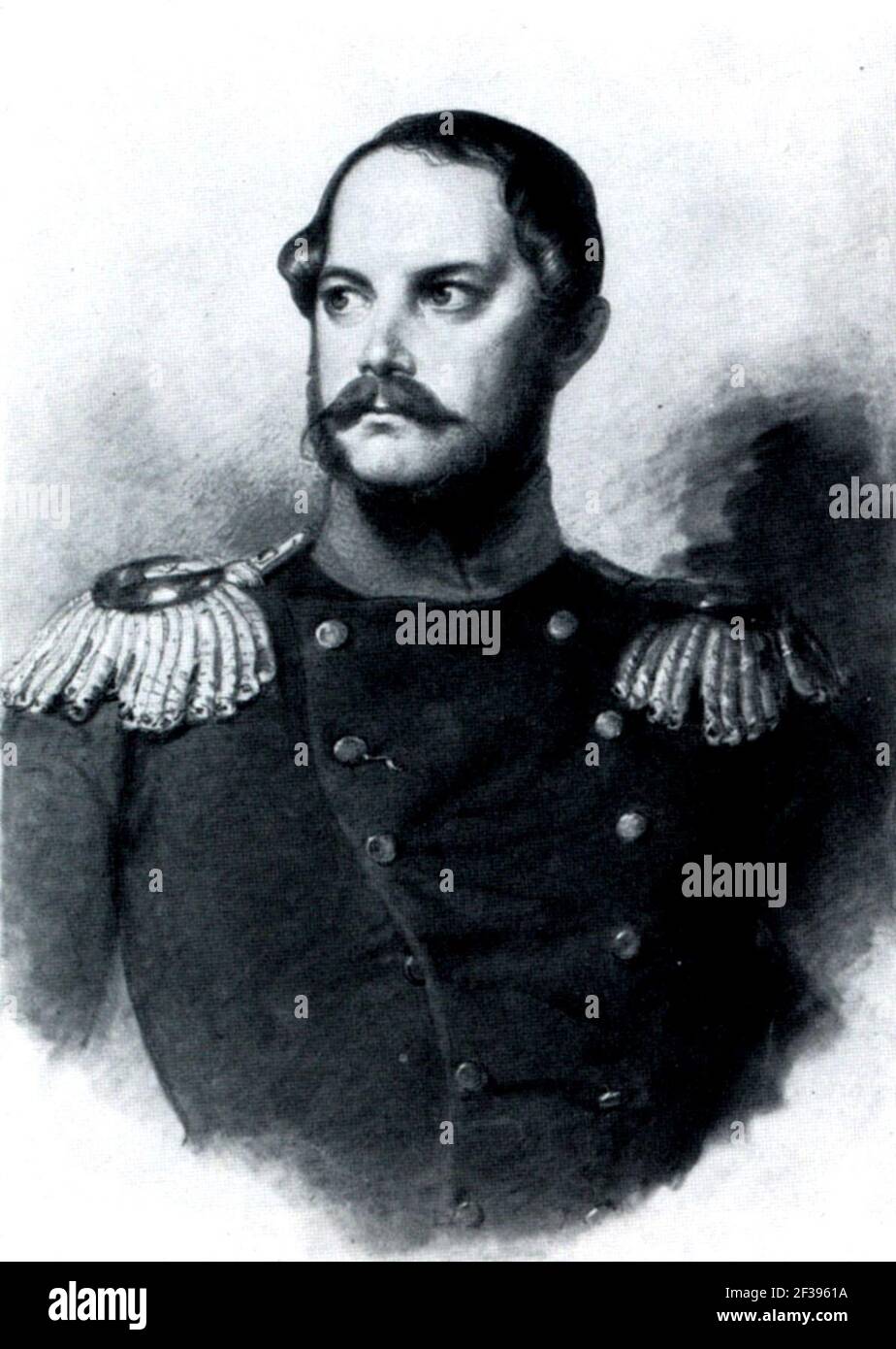 Prinz Carl von Preußen Wilhelm Hensel. Stock Photo