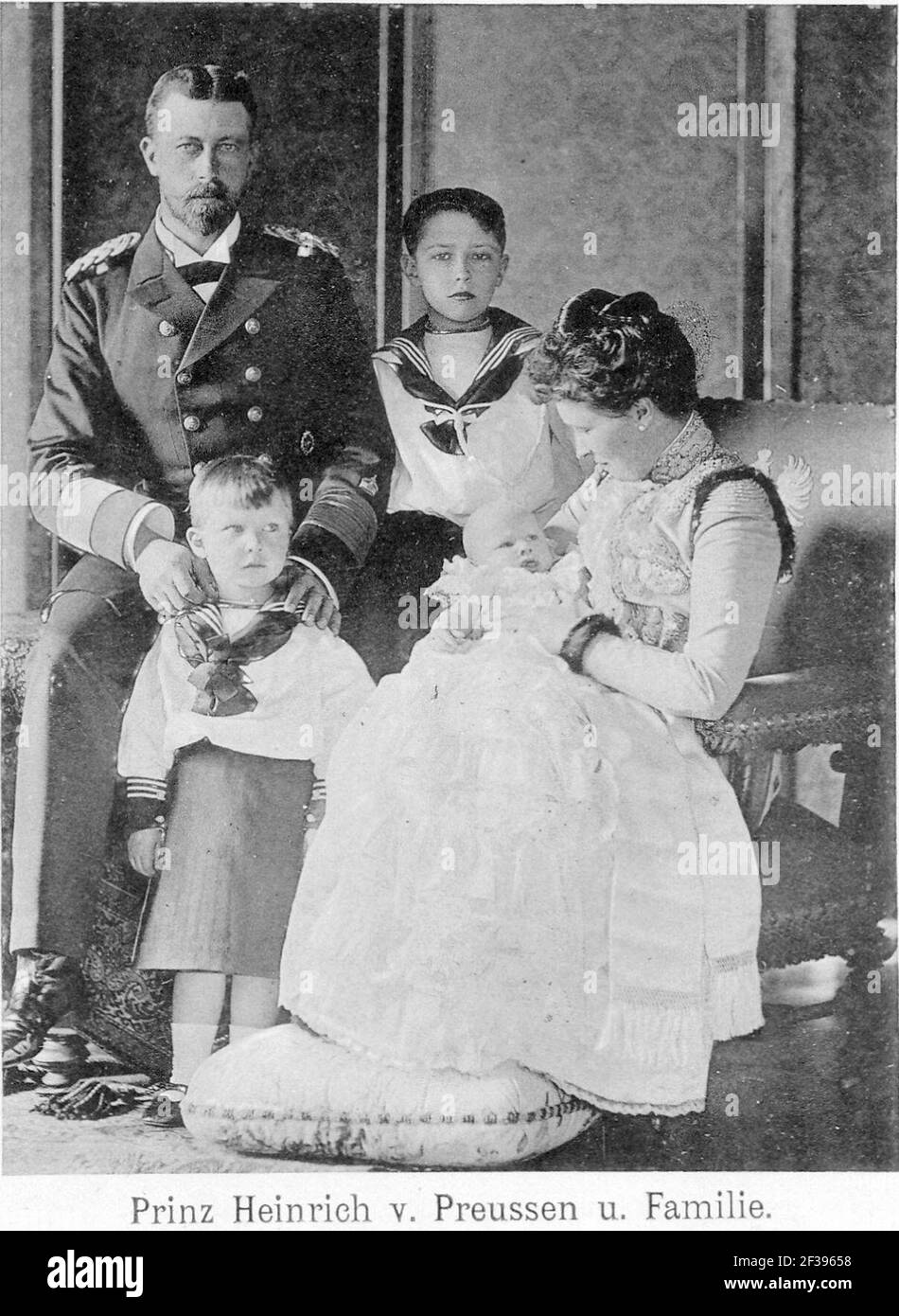 Prinz Heinrich v Preussen 01.1900. Stock Photo