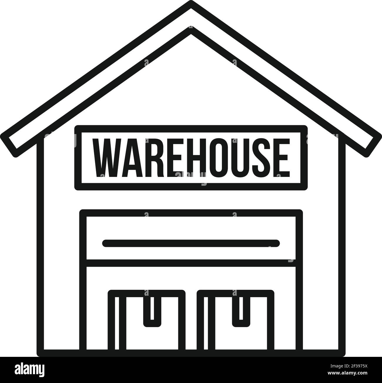 Warehouse icon, outline style Stock Vector Image & Art Alamy