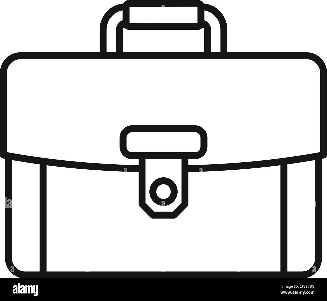 Leather briefcase icon, outline style Stock Vector Image & Art Alamy