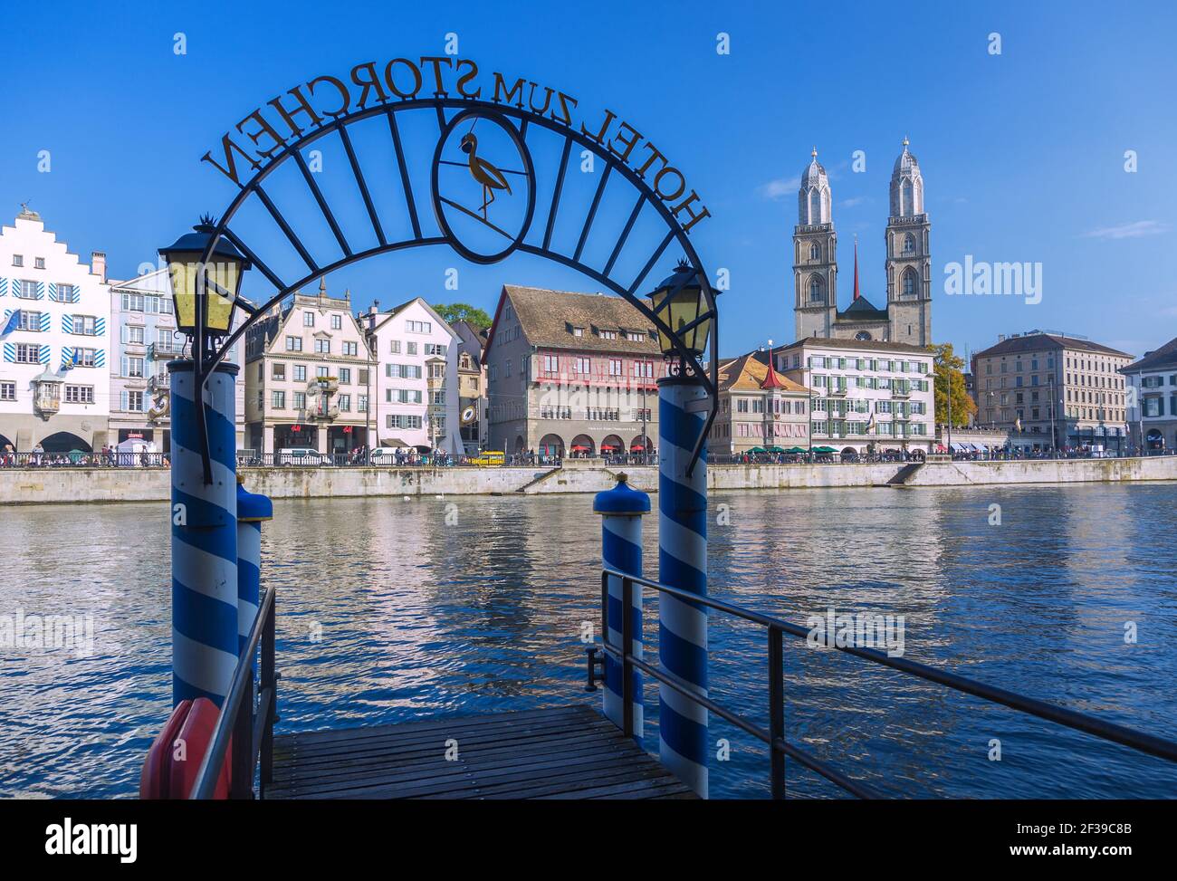 Hotel to walk stiffly with long strides like stork hires stock