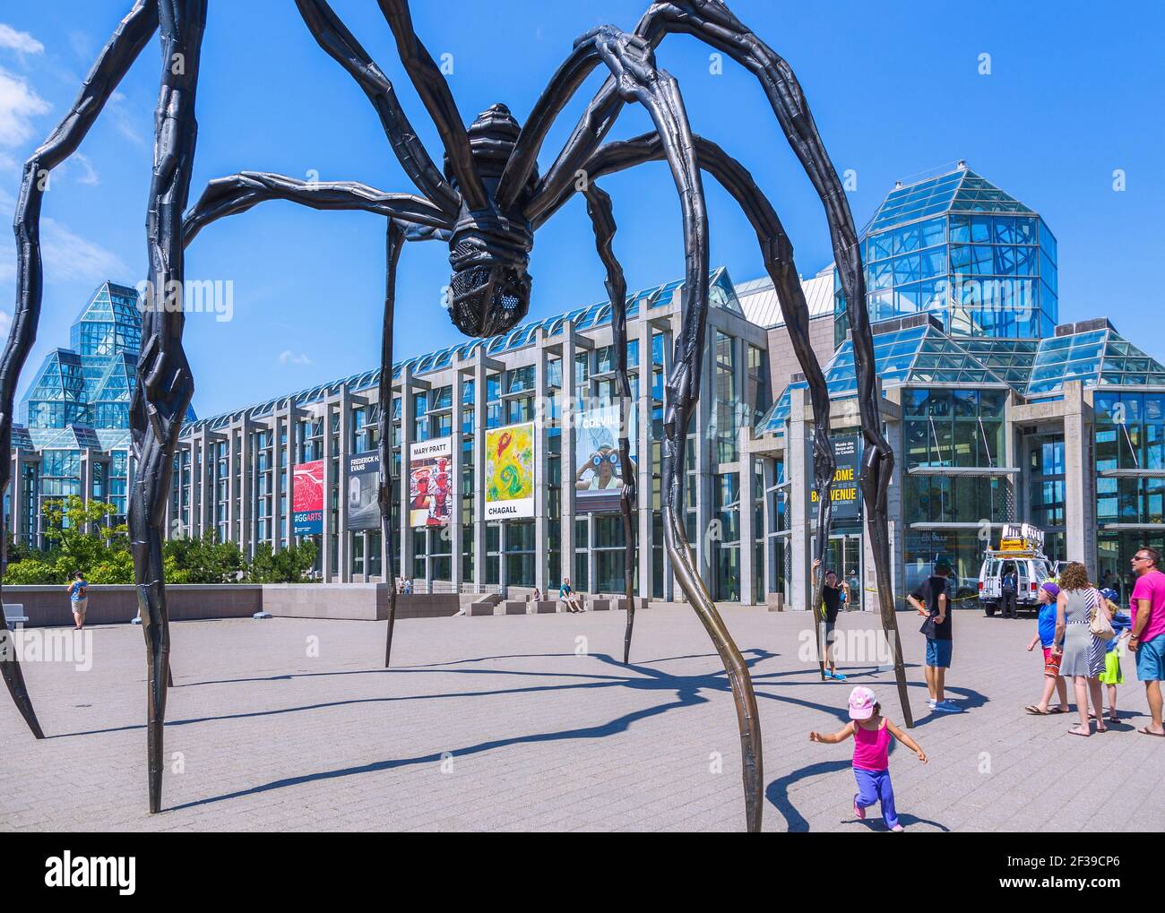 geography / travel, Canada, Ottawa, national Gallery of Canada, spider sculpture mum of Sophie Bourgois, Artist's Copyright must also be cleared Stock Photo