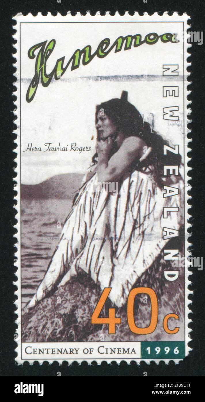 NEW ZEALAND CIRCA 1996 stamp printed by New Zealand, shows Actress