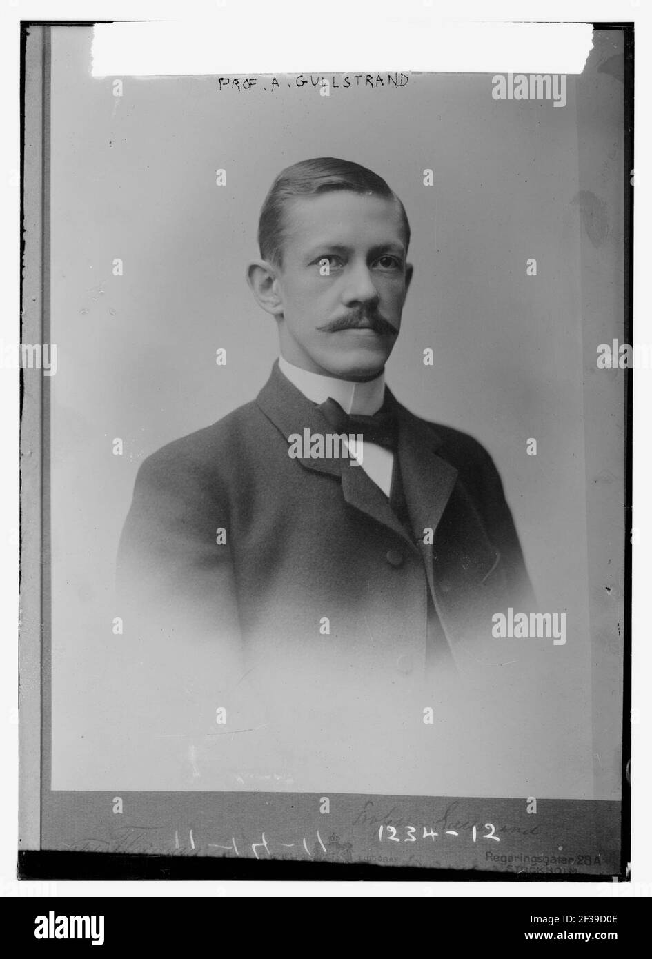 Prof. Allvar Gullstrand Stock Photo Alamy