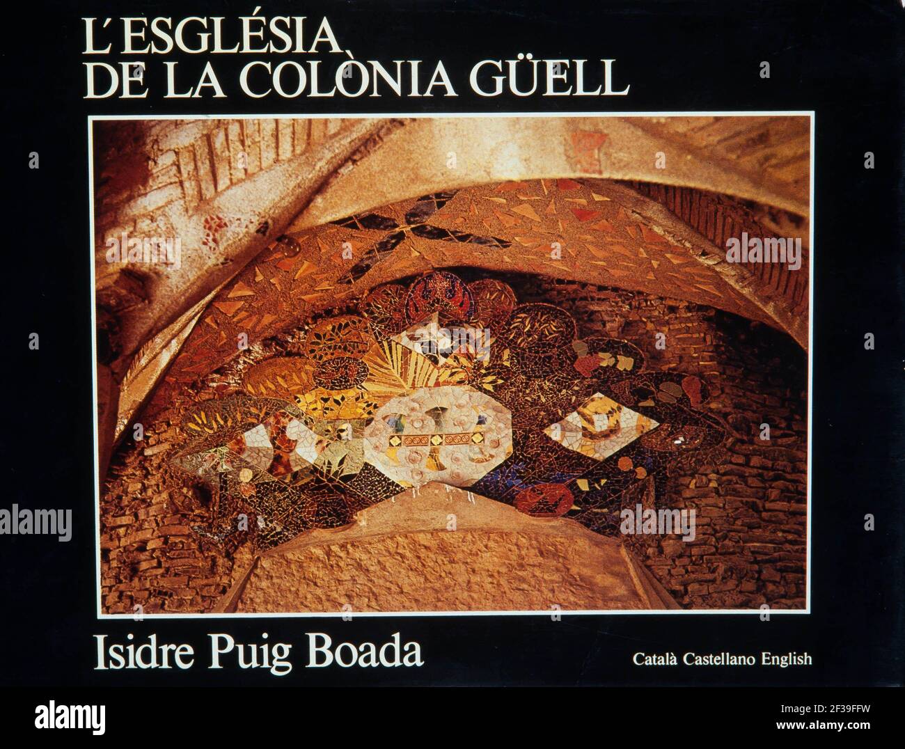 Portada del libro 'L'església de la Colònia Güell', Isidre Puig Boada